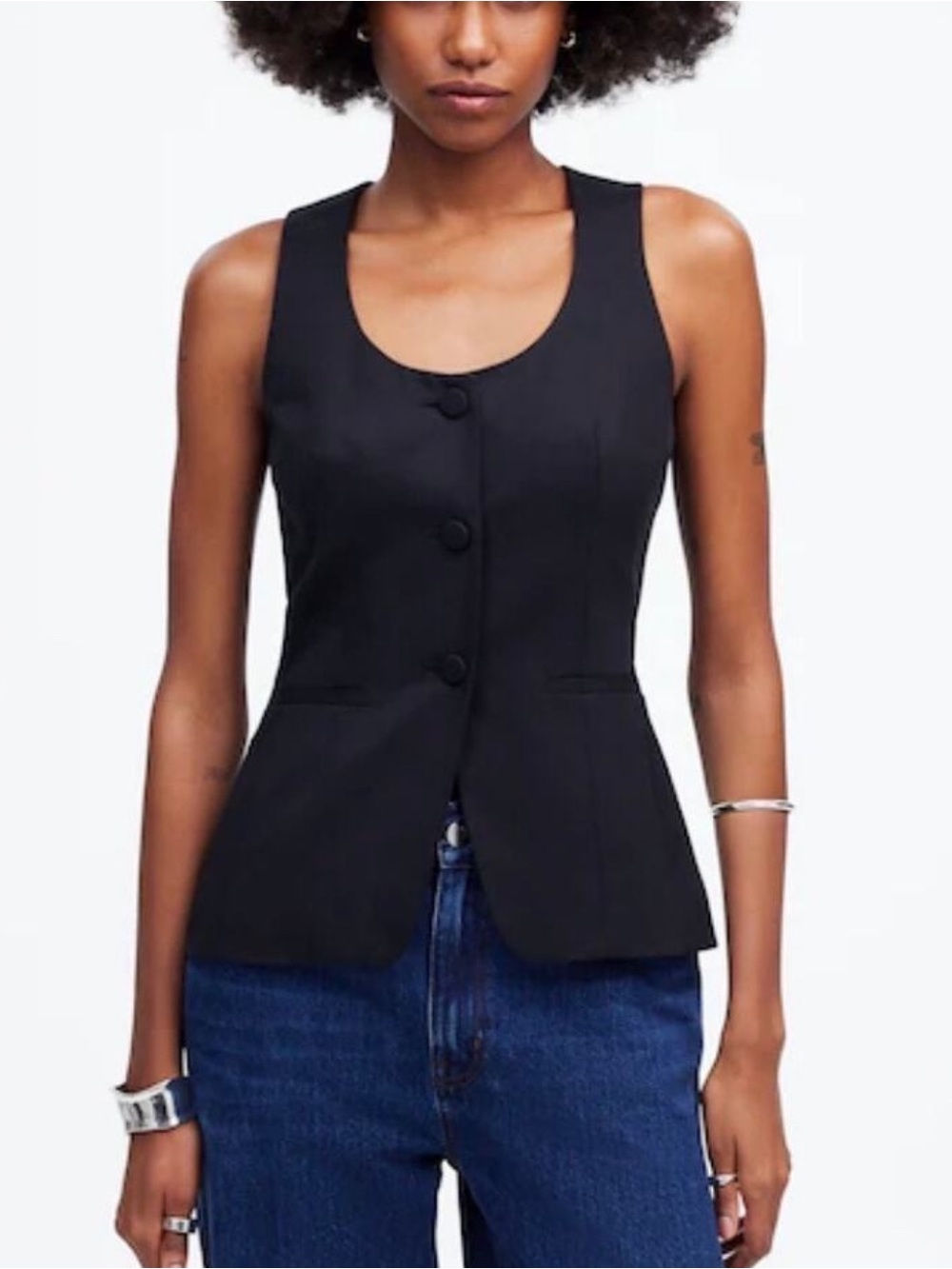 NWT Madewell scoopneck vest